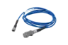Piezoelectric accelerometer with waterproof cable for underwater applications.
