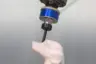 New wireless RCD (rotating cutting dynamometer) used in a stone-carving process.