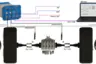 Setup of the system for torque measurements on drive shafts
