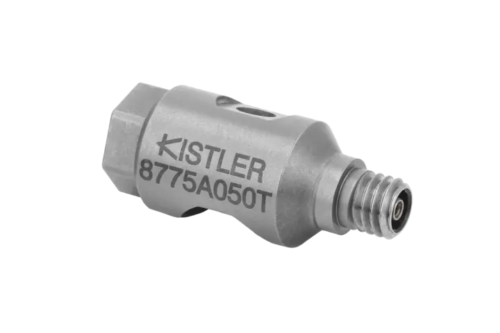 Aerospace technology: Piezoelectric accelerometer 8775A has a cylindrical shape