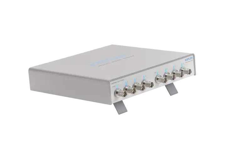 The laboratory charge amplifier LabAmp 5165A measures dynamic PE and IEPE signals, static and dynamic voltage signals.