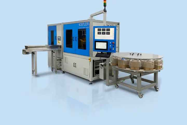 Automated Vision Inspection system The Automated Vision Inspection system needs just eleven seconds for inspection and sorting.
