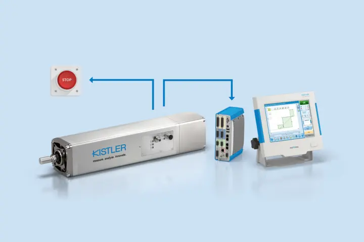 Functional principle: joining system with integrated module (IJSys): commissioning and connection to the machine/plant system
