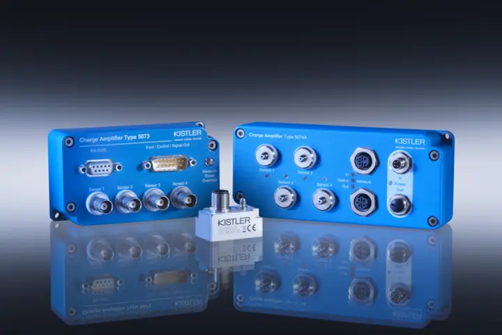 New digital charge amplifiers from Kistler network PE sensors with the production environment via Ethernet or IO-Link.
