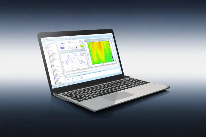 The complete measuring chain for NVH: KiSUITE analysis software plus the KiNOVA Lite and Pro data acquisition systems