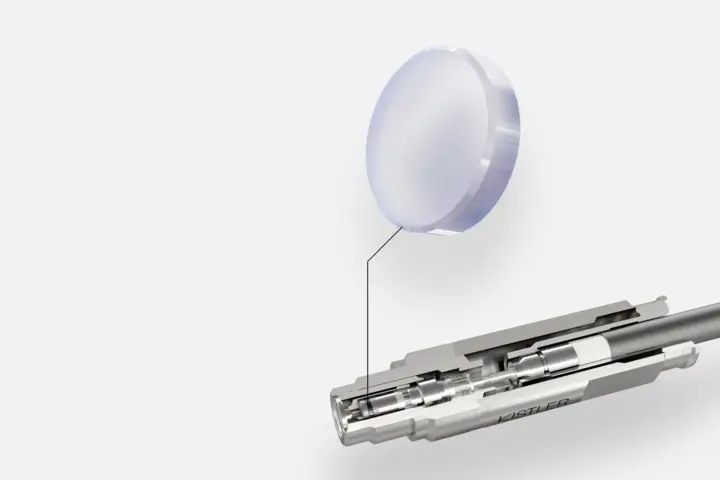 The PiezoStar crystal from Kistler is up to five times more sensitive than quartz: it delivers excellent measurement stability and is virtually independent of temperature.