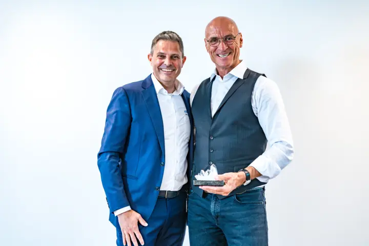 Marc Schaad, CEO Kistler Group, and Tobias Keller, CEO KELLER Pressure