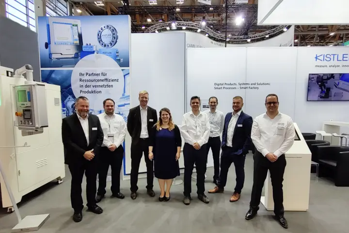 The Kistler trade show team at SPS 2022 was pleased about the in-depth exchange with customers and partners.