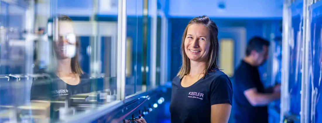 Kistler employee in Winterthur facilities