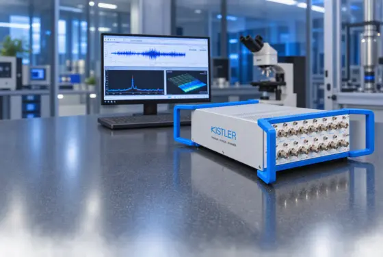 New KiBox Lab 5280A ultra-low-noise, multi-channel charge amplifier with integrated DAQ in the laboratory