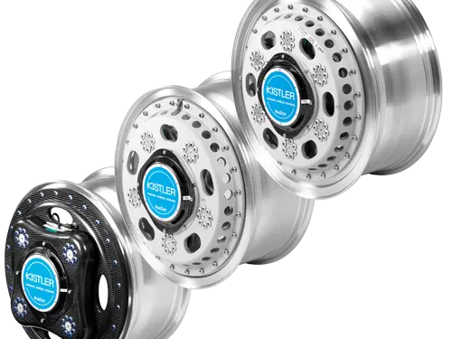 Acquire road load data – RoaDyn S6xy wheel force transducers RoaDyn wheel force transducers from Kistler measure road load data on test tracks