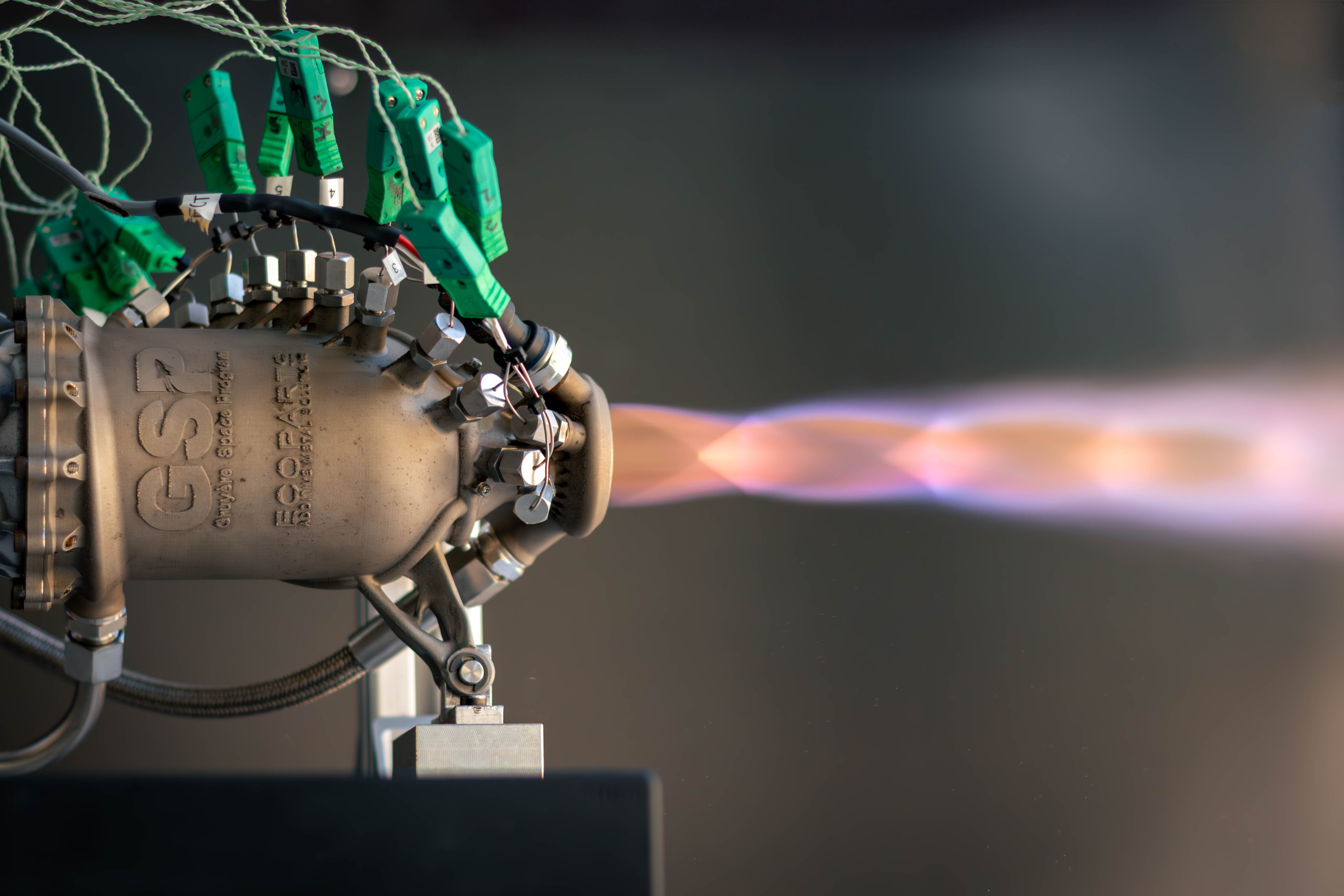 GSP’s Colibri VTVL rocket is equipped with a bipropellant liquid rocket engine (N2O and IPA).