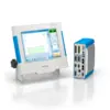 The maXYmos NC process monitoring system controls, monitors, evaluates and documents characteristics of two measurands XY for joining and press-fitting processes in combination with joining modules and the associated servo amplifier IndraDrive.