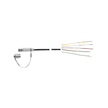 Extension for temperature signal cables (4-channel), Fischer 102 pos. to open end / 1457B For extension of temperature signal cables to custom made DAQ systems.