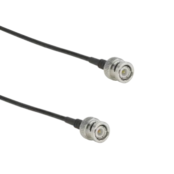 Coaxial cables 1601B for connection between amplifer and DAQ system or between a sensor with a BNC connector and amplifier.