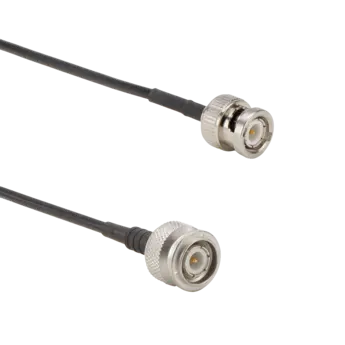 Coaxial cables 1609B for force, torque sensors and dynamometers with a TNC neg. connector.