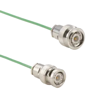 Coaxial cables 1610A for force, torque sensors and dynamometers with a TNC neg. connector.