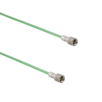 Coaxial cables 1635C for distance extension between sensor and charge amplifier (e.g.1-component force sensors, industrial production or automation).