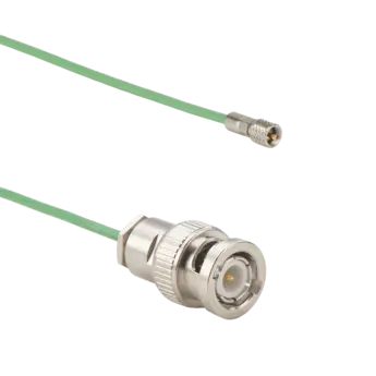 Connection cables for piezoelectric sensors, M4x0.35 pos. to BNC pos. / 1651C Coaxial cables 1651C for connection between sensor and charge amplifier (e.g. 1-component force sensors).