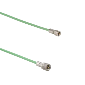 Coaxial cables 1655C for distance extension between force, torque and strain sensor and charge amplifier (e.g. for 1-component force sensors).