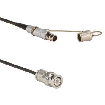 Cables 1667C for distance extension in single-channel mold pressure measurement. Used with single-channel connectors (BNC output).