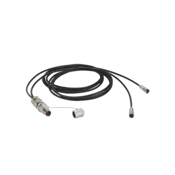 Connection cables for piezoelectric sensors, 2 x V3-B pos. to Fischer 104 pos. / 1698ABB Connection cables used for multi-axis measurements.