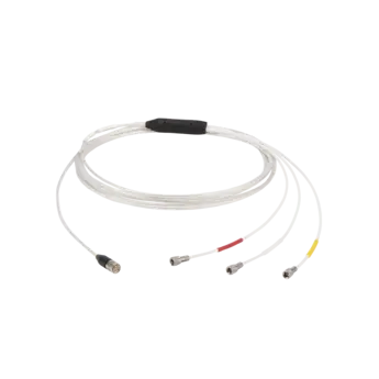 Cables 1756CxxK05 for voltage output sensors (e.g. IEPE triaxial accelerometers).