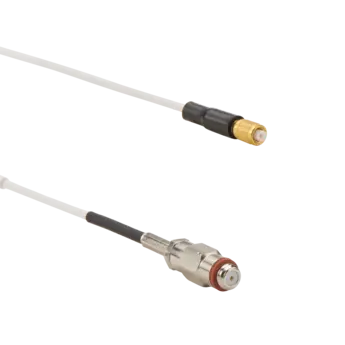 Coaxial cables 1766AK01SP for connection between voltage output sensors (e.g. IEPE Uniaxial Accelerometers - 8715A) and DAQ.