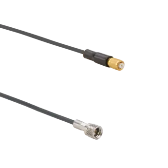 Coaxial cables 1766AK03SP for connection between sensor and DAQ unit (e.g. PE uniaxial accelerometers).