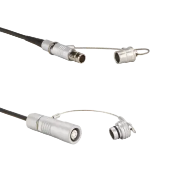 These adapter cables bridge single channel output and 4-channel input (5887A1 only).