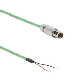 Extensions for single channel temperature sensors, type K, Fischer 102 pos. to open end / 2290AK Cables 2290AK for Connection temperature signal cables to custom DAQ System (open end).