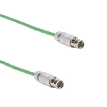 Extensions for single channel temperature sensors, type K, Fischer 102 pos. to Fischer 102 pos. / 2295AK Cables 2295AK for Connection a temperature sensor to DAQ systems with a Fischer connector (e.g. 5159 charge amplifier).
