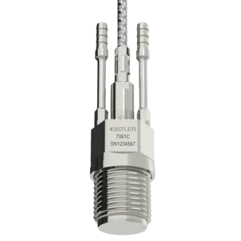 Water-cooled cylinder pressure sensors, M14x1.25 / 7061C The new generation water-cooled precision reference sensor with its extremely high sensitivity is ideally suited for combustion engine research and for thermodynamic investigations.