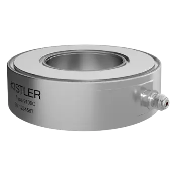 Kistler（奇石乐）压电式力传感器, 环形力变送器 (Fz 330 千牛 / 74.1 klbf) / 9106C
