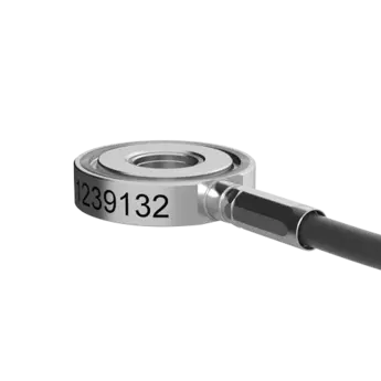 Kistler（奇石乐）压电式力传感器 超薄系列, 环形力变送器 (Fz 7 千牛 / 1.57 klbf), 电缆长度 2 m / 9132C21