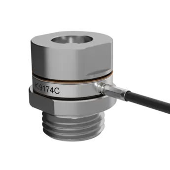 9174C Piezoelectric load cell for tensile (-) and compression forces (+) (Fz -5 … 20 kN / -1.12 ... 4.49 klbf)