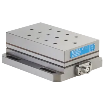 Multicomponent dynamometers, maximum forces up to 10 kN, cover plate 100x170 mm / 9257B These piezoelectric multicomponent dynamometers are for measuring the three orthogonal components Fx, Fy and Fz of a force.