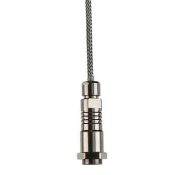 Connection cables for high temperature applications, M4x0.35 pos. int. to Fischer 102 neg. / 1955A For cavity pressure application (sensors with M4 connectors).