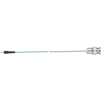 High-insulating connecting cables, PFA green, Mini-Coax pos. – BNC pos. / 1937A These high-insulating connecting cables are used for piezoelectric sensors with Mini-Coax pos. connector