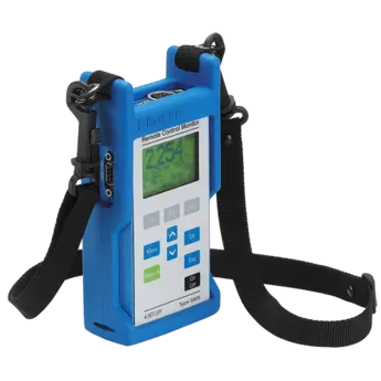 Remote control monitors, portable display units for controlling transmitters and charge amplifiers / 5825A The remote control monitors (RCM) are used for actuation or setting of transmitters (sensors with integrated charge amplifier) and industrial charge amplifiers.