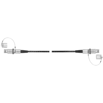 Connecting cables for force plates, 2x Fischer 9-pin pos. Straight / 1685B Connecting cables for force plate with charge output