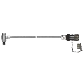 Connecting cables for force plates, Fischer 19-pin pos. angled - MIL 19-pin pos. / 1757A Connecting cables for force plates of Types 9281EA and 9287CA to control units of Type 5233A2