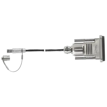 Connection cables for process monitoring system, Fischer 102 pos. to D-Sub pos. / 1457A1 For connection between ComoInjection and the Type 2205A thermo amplifier.