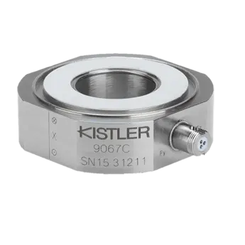 Kistler（奇石乐）三轴 力传感器, 环形力变送器, Fx, Fy, Fz (Fz ±60 千牛 / ±13.4 k磅力), 反向 x 和 y 轴 / 9068C