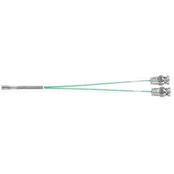 1698AD2 Separation cable for piezoelectric sensors, V3-A pos. to 2 x BNC pos., 2 m