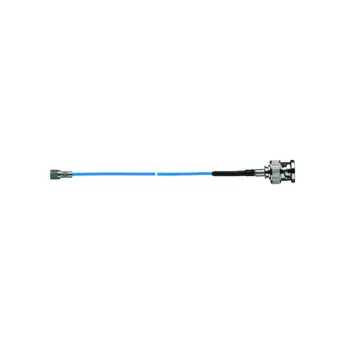 Accelerometer cables for piezoelectric sensors, 10-32 pos. – BNC pos. / 1631A Family Type 1631A are blue, PTFE based cables (ø2 mm) for sensors with 10-32 negative connectors.