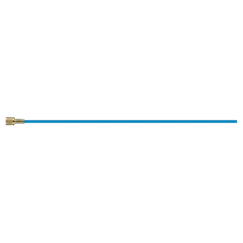 Flexible cables for piezoelectric sensors, 1/4 - 28, 4-pin neg., open end / 1534A Family Type 1534A are blue, flexible, silicone based cables (ø2.5 mm) for single-axis and triaxial sensors with 1/4 – 28, 4-pin positive connectors.