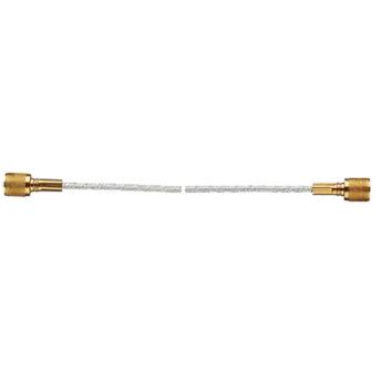 Extension accelerometer cables for piezoelectric sensors, 1/4-28 4-pin neg. – 1/4-28 4-pin pos. / 1578A Family Type 1578A are clear, FEP based cables (ø2.5 mm) for sensors and cables with 1/4-28 4-pin connectors.