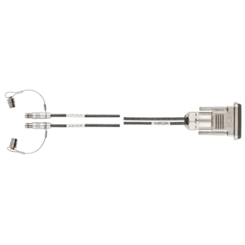Connection cables for process monitoring system (4-channel), Fischer 102 pos. to D-Sub pos. / 1491A1A For connection between ComoNeo and the Type 2205 thermo amplifier.