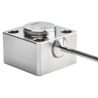 These piezoelectric accelerometers are designed for permanent vibration monitoring in harsh and high temperature environments.